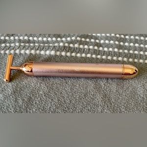 Complex Culture Rose Gold Sonic T Bar  Facial Massager